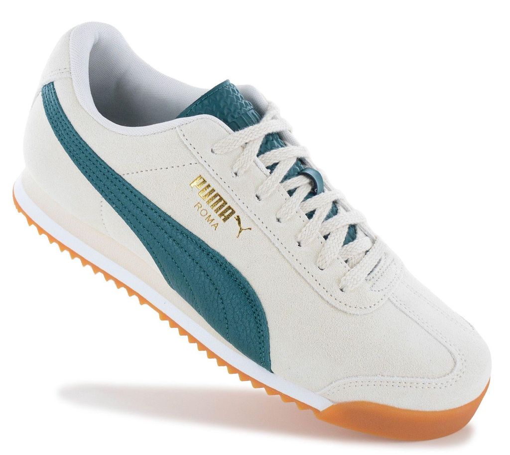 PUMA Roma Suede - Sneakers Schuhe Creme-Weiß 398635-02 , EU Produktbild 