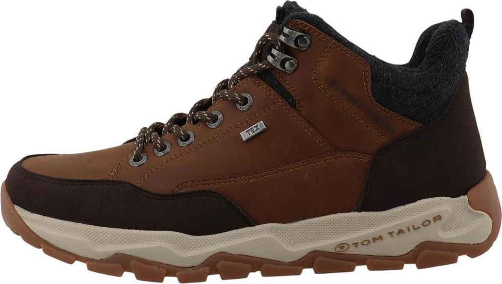 Tom Tailor Schnürstiefel Braun in Gr. 46