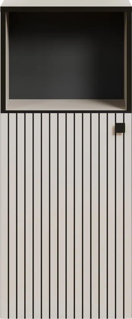 PureBliss armoire de salle de bain cachemire - Rangement chic 60cm