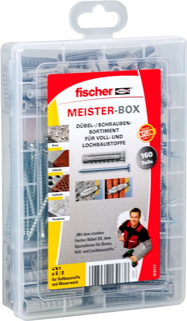fischer MEISTER-BOX SX mit Schrauben