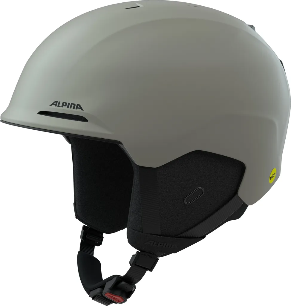 Alpina Kroon Mips Casque de ski anti-choc confortable Moon-Grey Matt