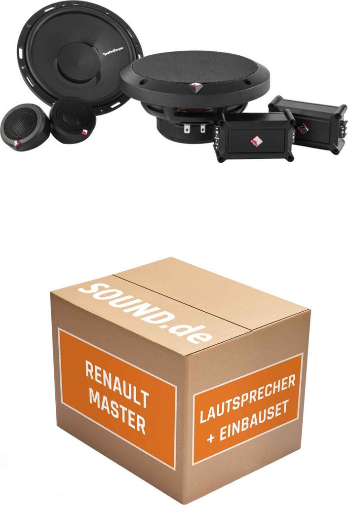 Lautsprecher Boxen Einbaupaket vorne Rockford Fosgate Power Produktbild 
