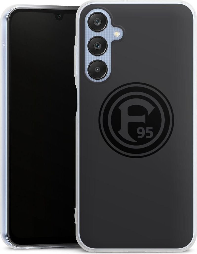 DeinDesign Handyhülle für Samsung Galaxy A25 5G Silikon Hülle Case Smartphone Schutzhülle F95 Fortuna Düsseldorf Logo
