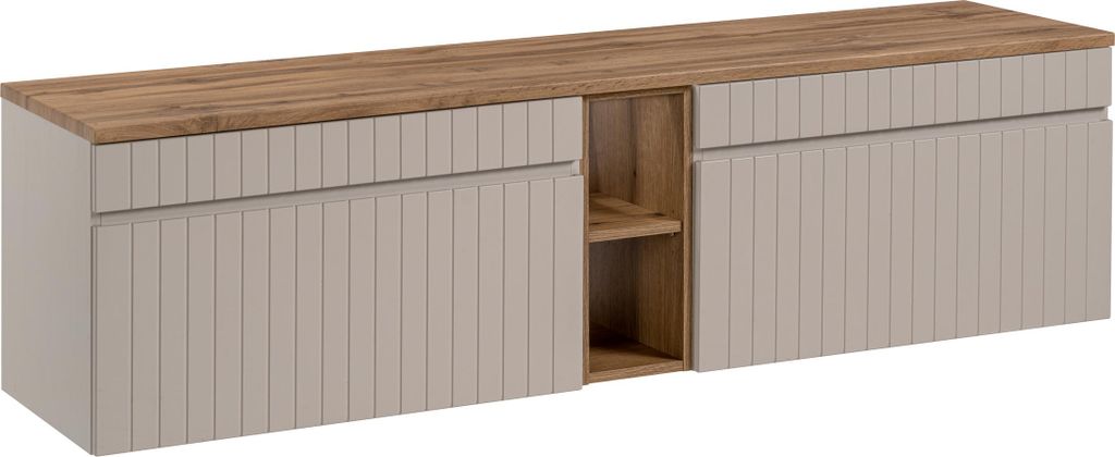 Badmöbel-Set 180Cm Mit Arbeitsplatte, Elegant Und Funktionell
