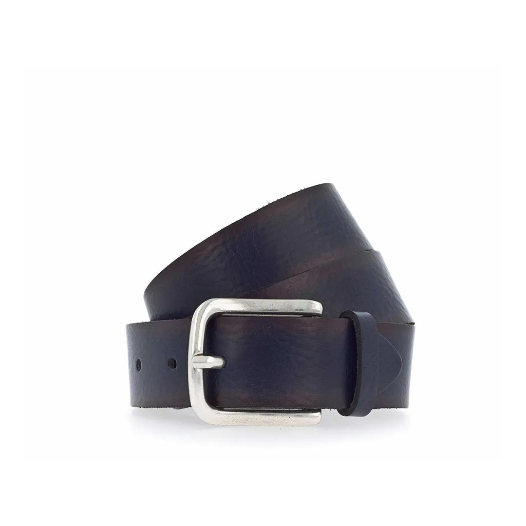 Vanzetti Classics Cintura in Pelle Blu Marine 35mm - Tradizione