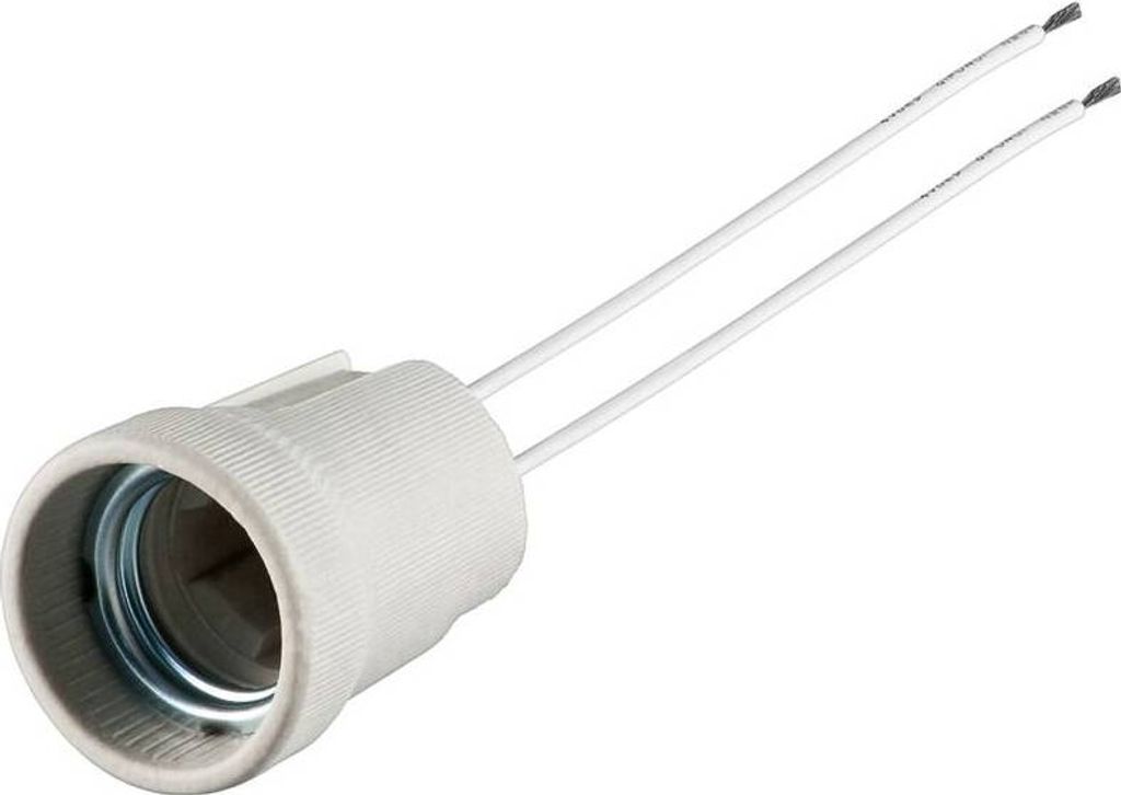 Goobay E27 Lampenfassung mit Zwillingslitze - max. 100 Produktbild 