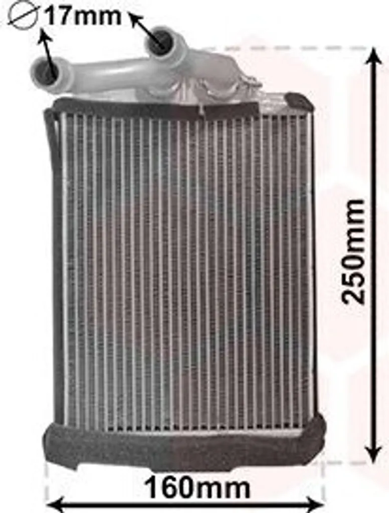 Réparer fuite chauffage Mercedes Classe M W163 avec VAN WEZEL 30006680