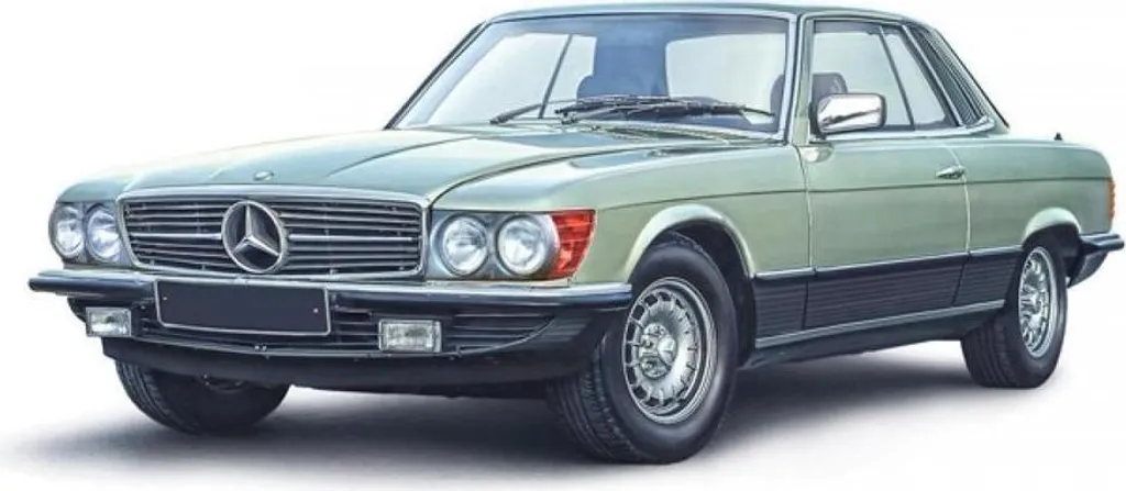 Maquette voiture Mercedes 500 SLC 1:24 : pièces ajustées sans frustration