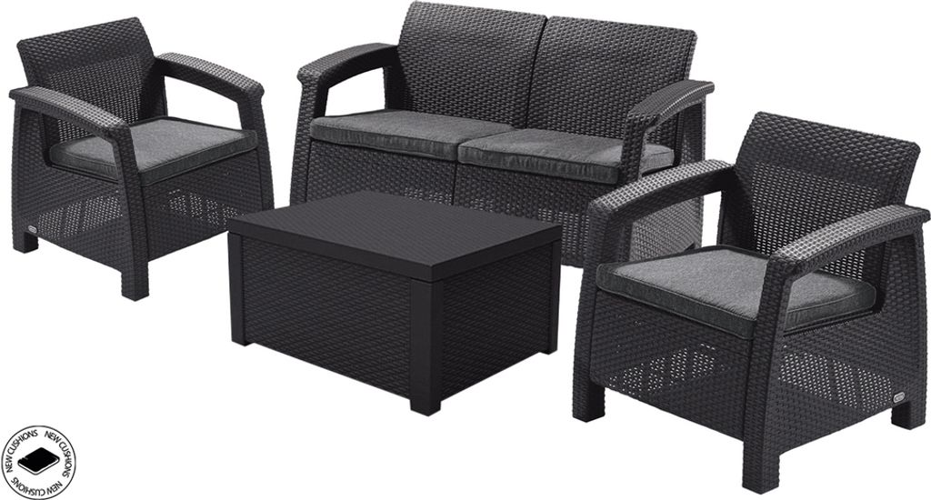 Allibert CORFU BOX set grafit + šedé Kaufland.cz