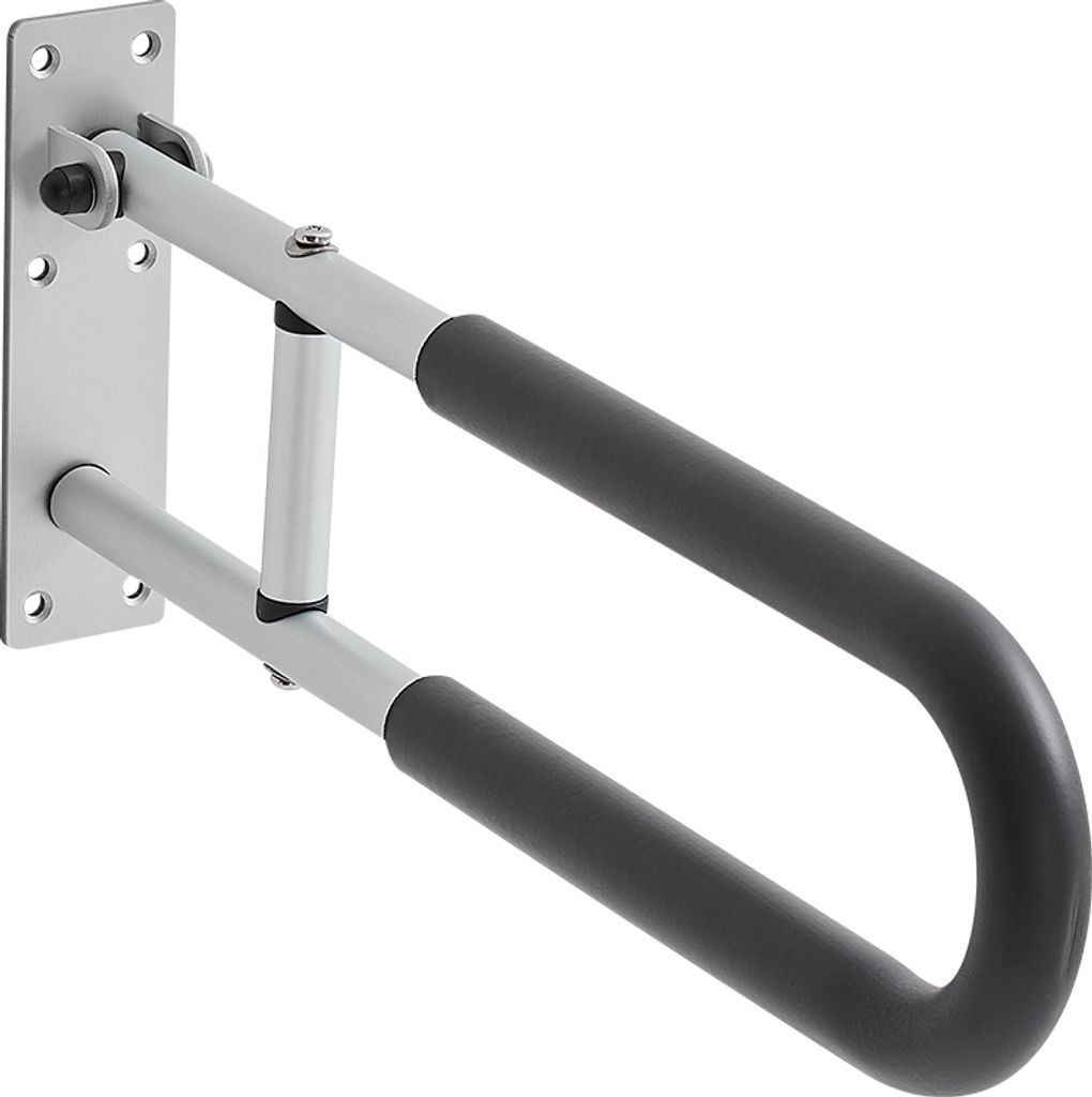 SucceBuy Aufstehhilfe für Toilette: Wandmontierter Haltegriff 605x75x230mm