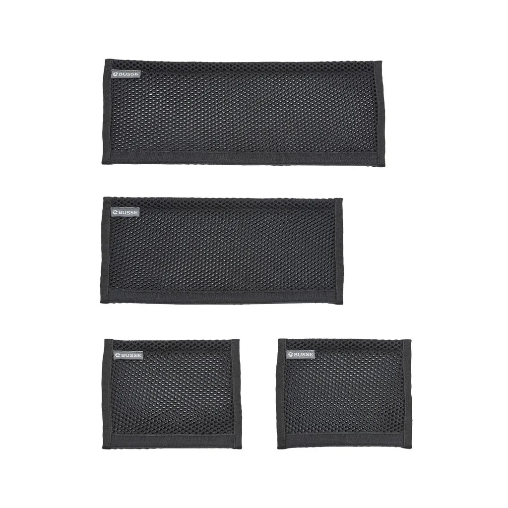 Protège bridon 3D Air Effect noir BUSSE : respirabilité et amorti doux