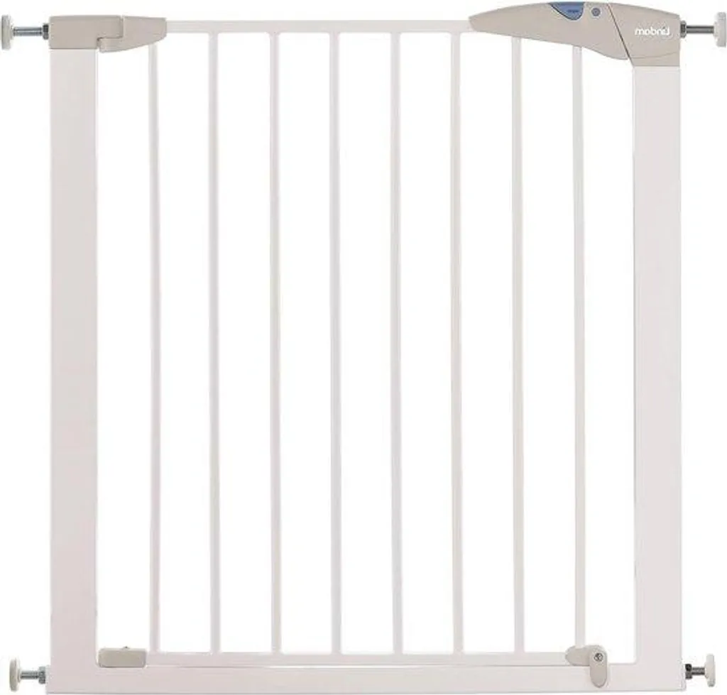 Barrière de porte de sécurité pour bébés sans perçage réglable en blanc
