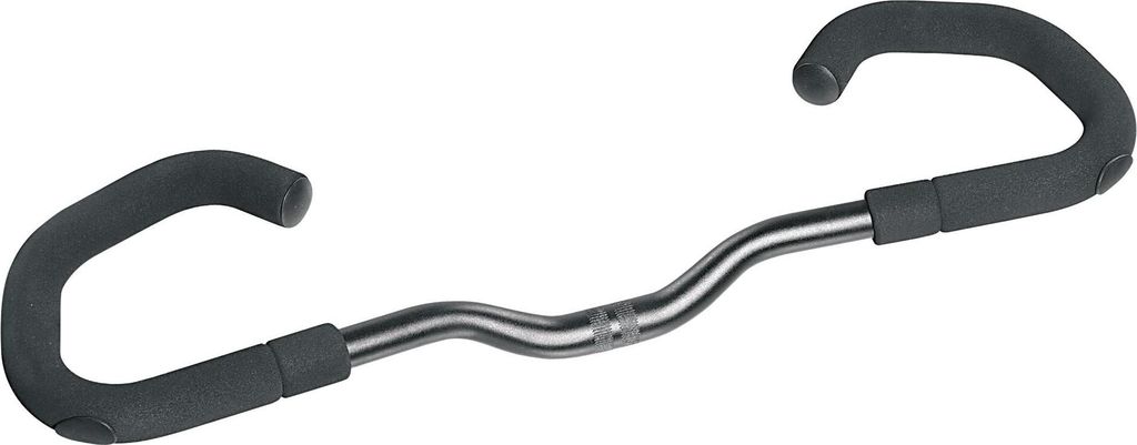 ergotec 17653001 Hornbar Basic Comfort Alu, Ø 25,4mm, 600mm, 12°, schwarz/matt