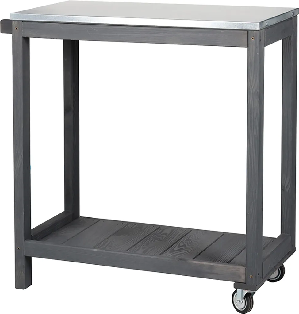 Table de préparation extérieure Westmann bois anthracite pour balcon