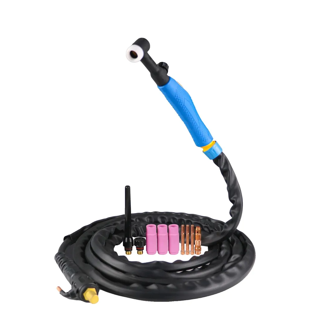 Upgrade Torcia TIG WP17V per DECAPOWER - Kit 4m con Controllo Gas