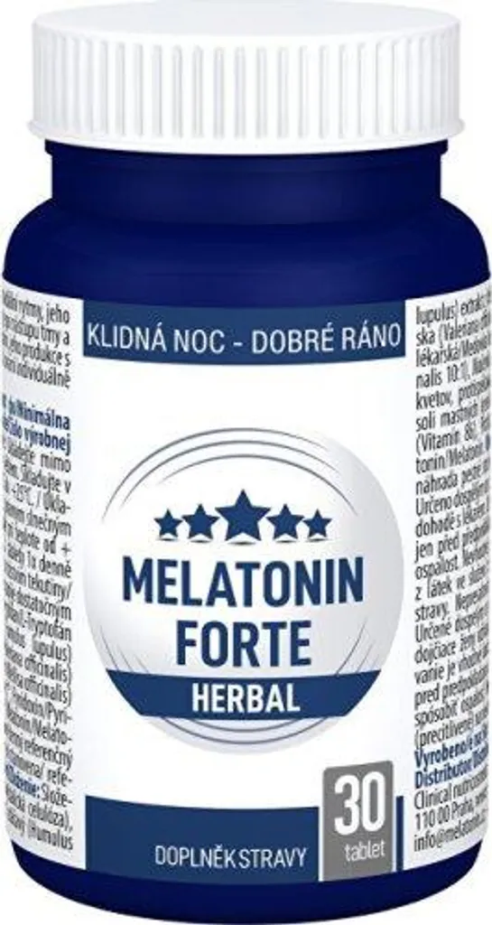 Melatonin Herbal 30 comprimés à libération prolongée pour la nuit