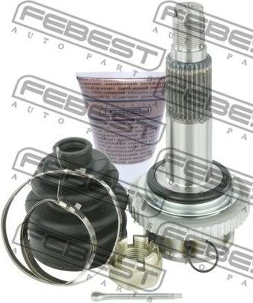 FEBEST 0310-HRV4WDA50 Gelenksatz, Antriebswelle OE 42310S2HG52 kompatibel mit HR-V