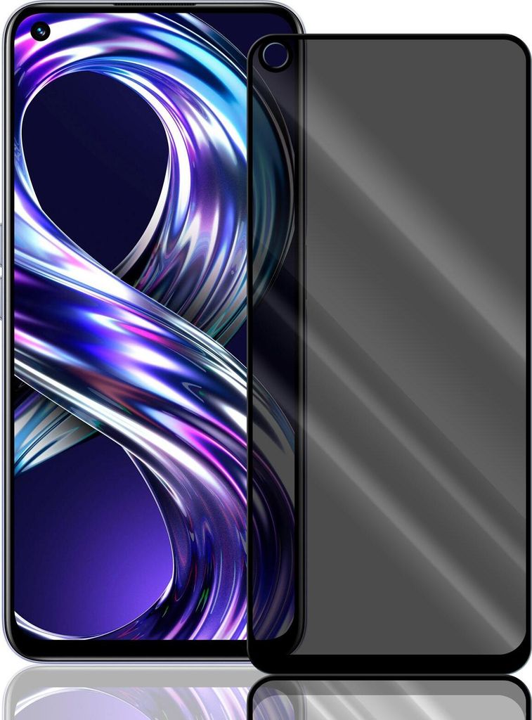 Anti Spy Panzer Folie für Realme 8 / 8 Pro Privacy Produktbild 1