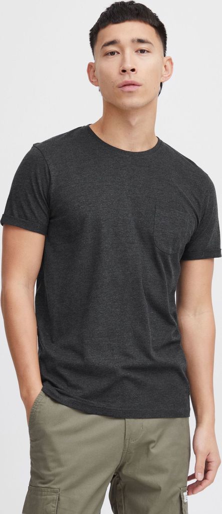 SOLID SDBob Herren T-Shirt Kurzarm Shirt mit Rundhals-Ausschnitt Brusttasche Baumwollmischung Regular fit