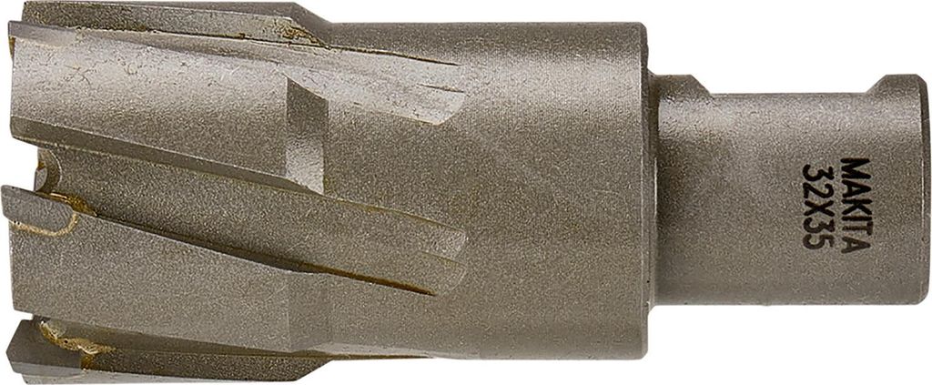 Makita Kernbohrer HSS-Bohrer (ø32mm, Länge 35mm, geeignet für Stahl / Metall)