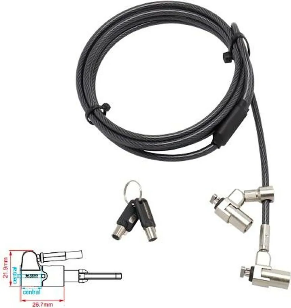 Câble USB robuste Urban Factory CRS80UF avec connecteurs renforcés