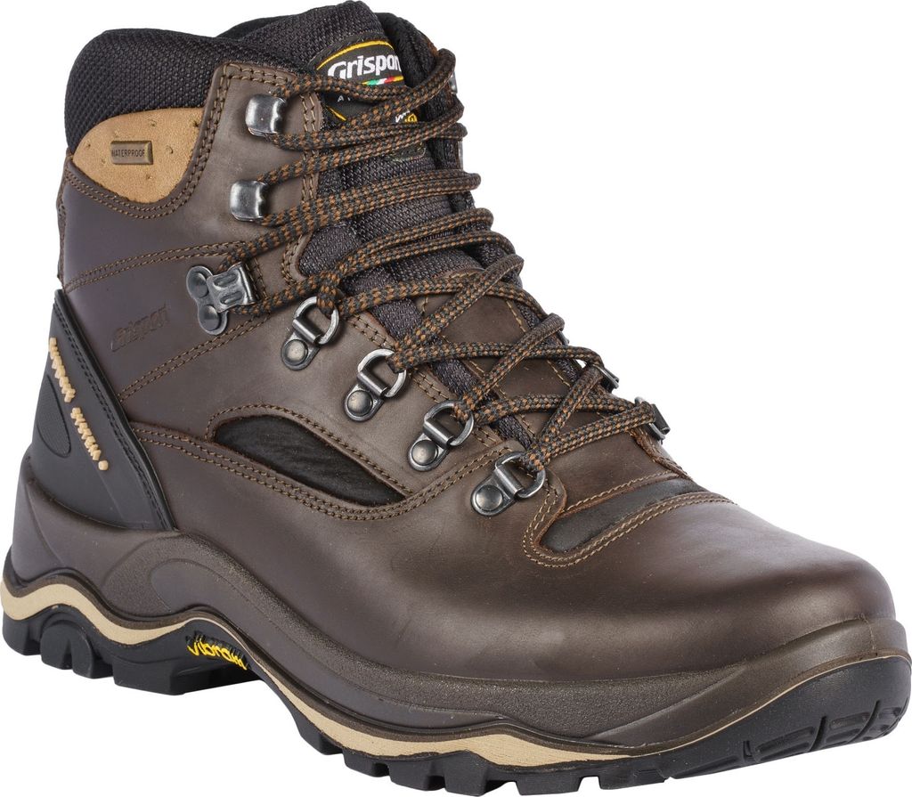Grisport - Herren Wanderstiefel "Quatro", Gewachstes Leder GS118 (41 EU) (Braun)