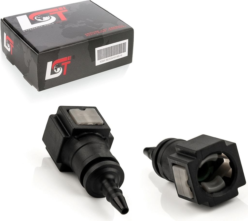 2x Schnellverschluss Kraftstoffleitung Kupplung gerade 6,3x3 für JAGUAR MERCEDES