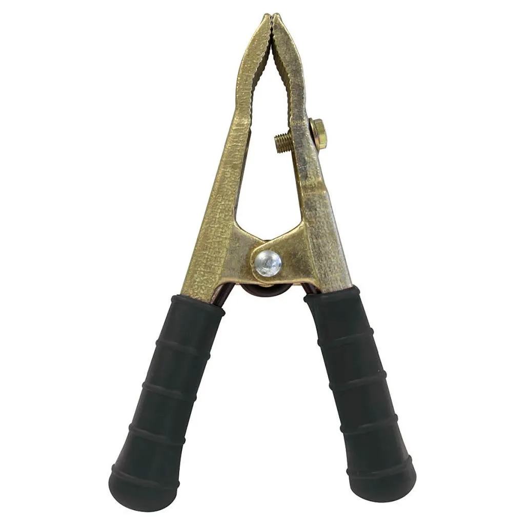 GYS Morsetto di Bronzo 300A Manico Nero | Pinza Massa Professionale