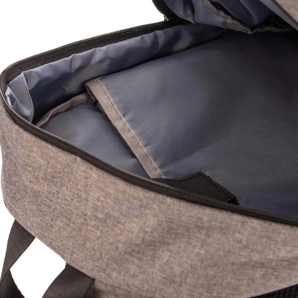Sac à dos SIMSON Gris déperlant - Modèle ergonomique haute résistance - 15