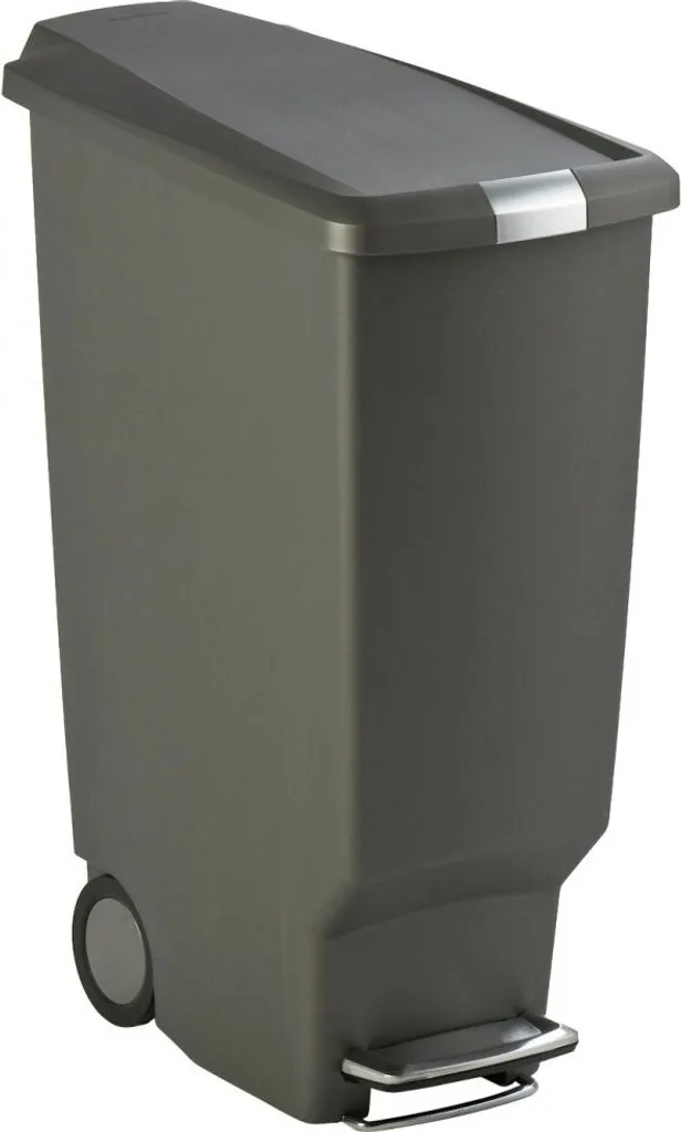 Simplehuman Poubelle Slimline 40L - Poubelle à Pédale en Acier Inox