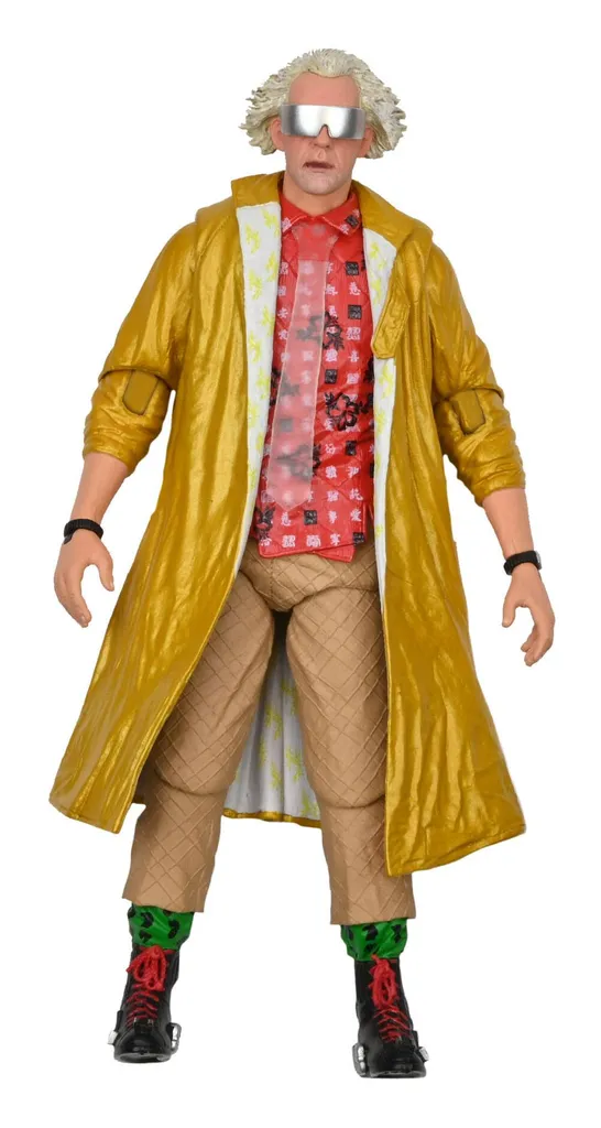 Doc Brown 2015 Figurine Articulée 18cm NECA Ultimate avec Accessoires