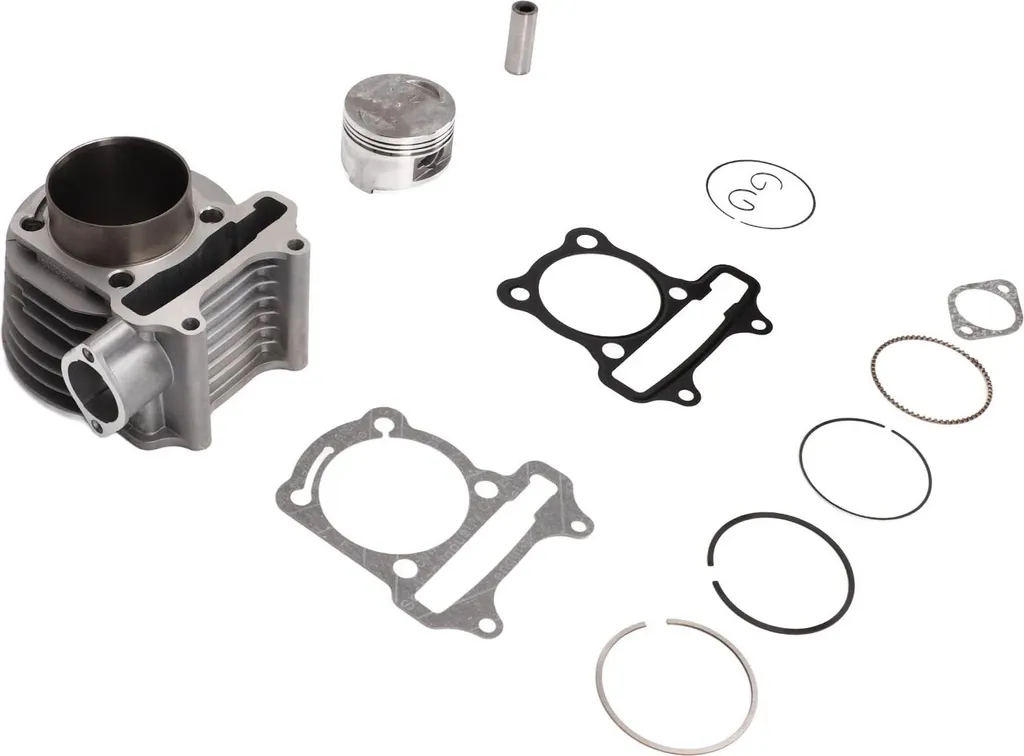 Kit Culasse GY6 150cc avec Piston et Joints pour Moteur Scooter 157QMJ
