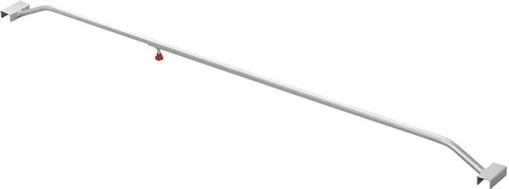 Staffa per telone in alluminio regolabile 132-204 cm per copertura del rimorchio