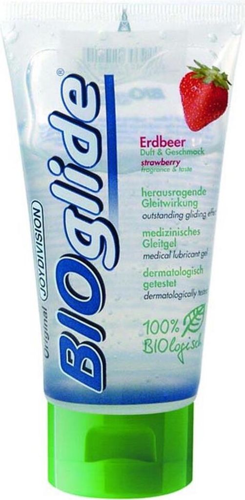 Joydivision Bioglide Erdbeer 80ml Gleitmittel Auf Produktbild 
