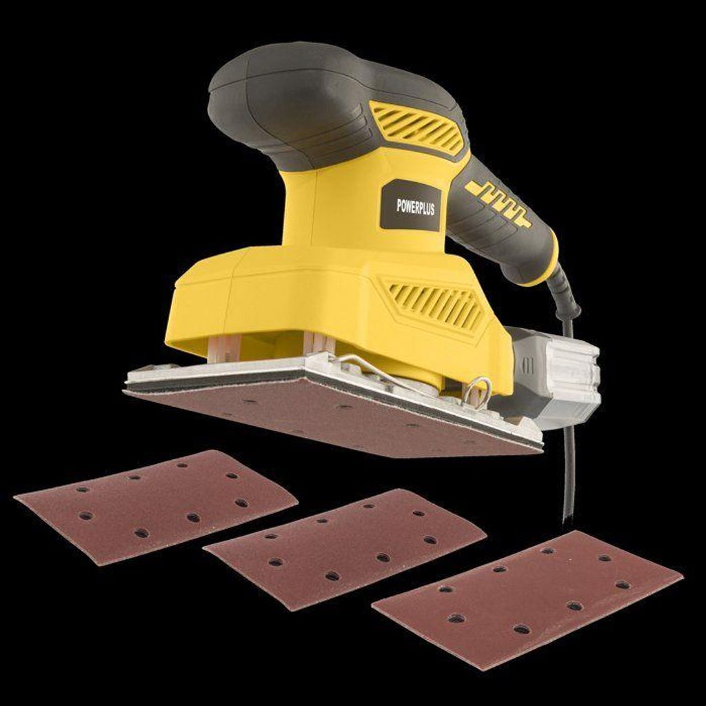 Exzenterschleifer - POWERPLUS - POWX04010 - 260 W - 24.000 Hübe/min - Staubabsaugung