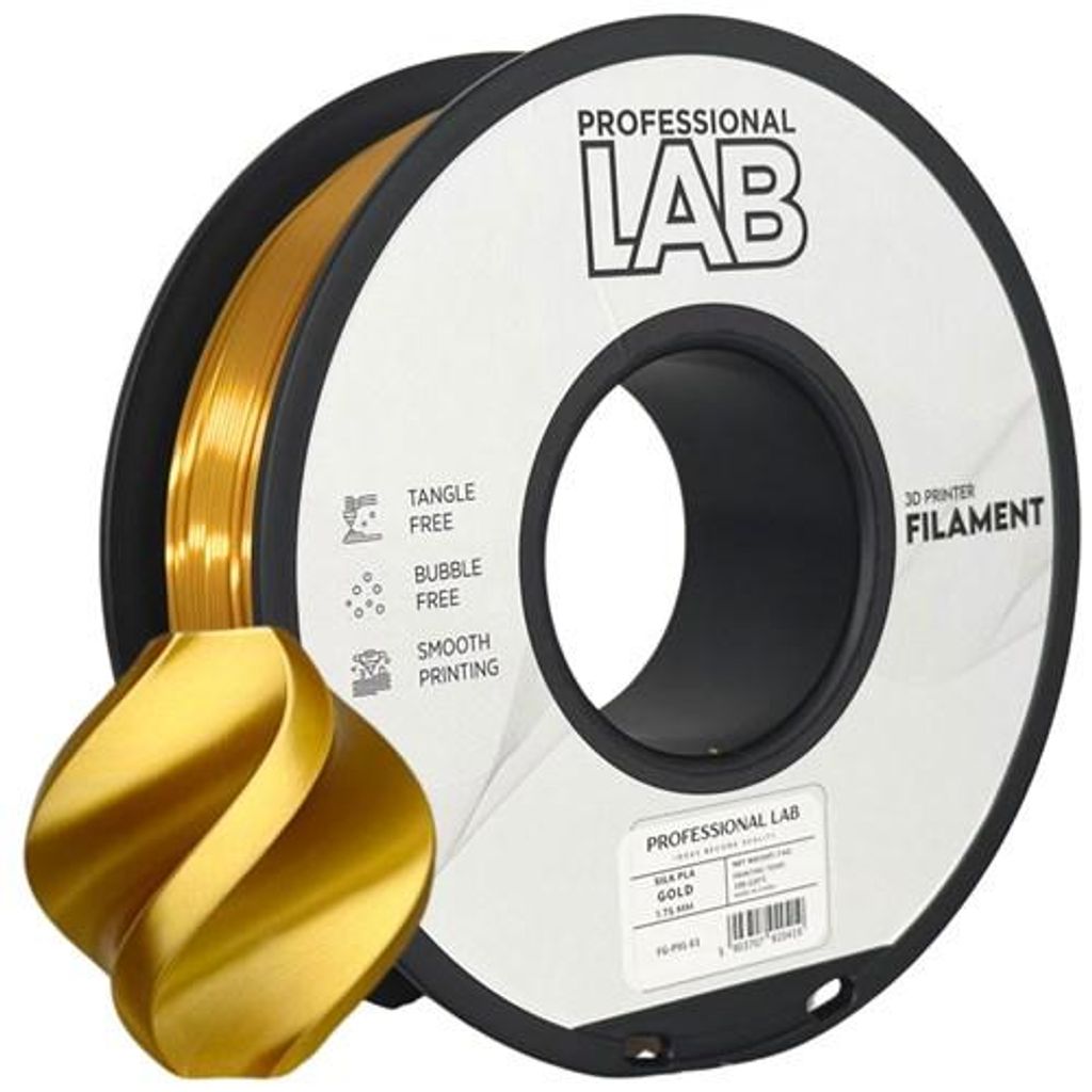 Seidenfilament PLA Gold Prof. Lab 1,75 mm 1000 g