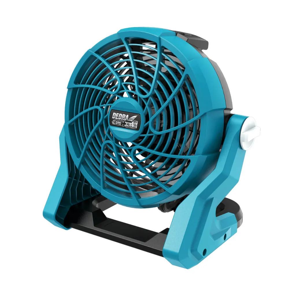 Ventilateur de Chantier Dedra Ded7080 18V - 18cm Sans Fil SAS+ALL