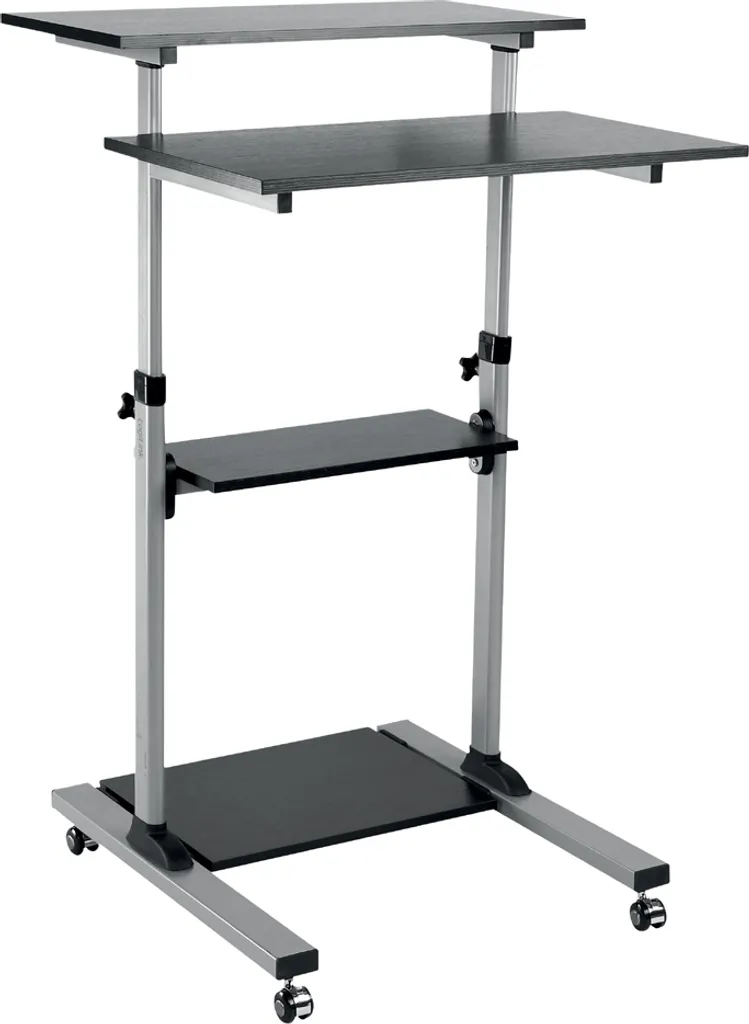 Pupitre de Travail Roulant Logilink Hauteur Réglable Capacité 60kg