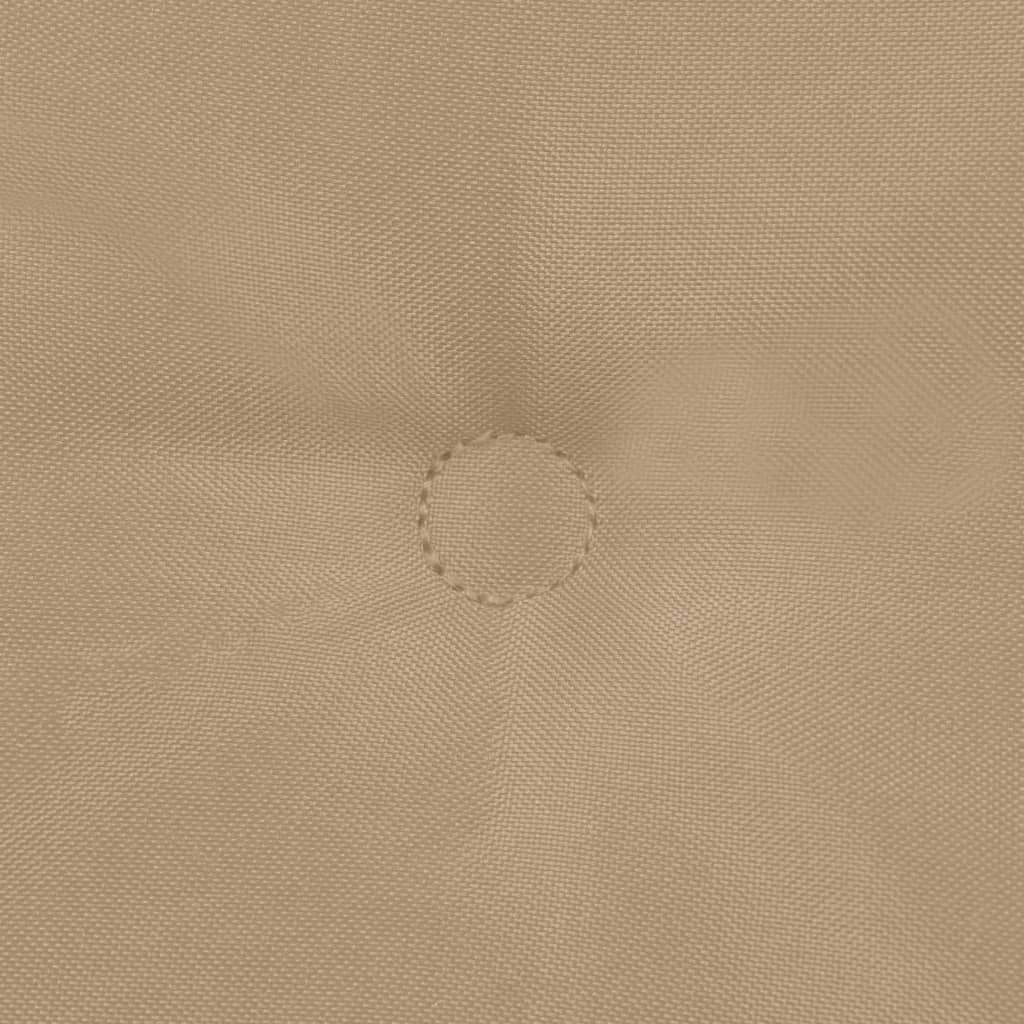 vidaXL Coussin pour chaise de jardin 4 pcs. Beige 100 x 50 Image du produit 