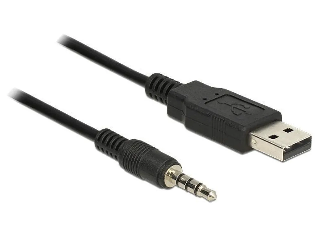 Convertisseur Delock 83778 USB 2.0 vers série TTL Jack 3,5mm 1,8m 5V