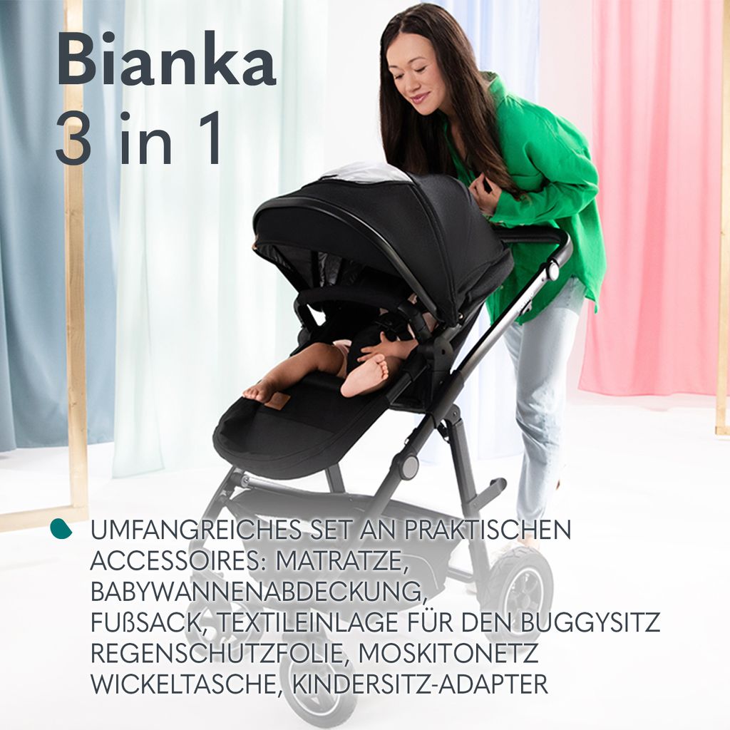 Lionelo Bianka 3in1 Kinderwagen, Autotransporter, Autositz, Produktbild 10