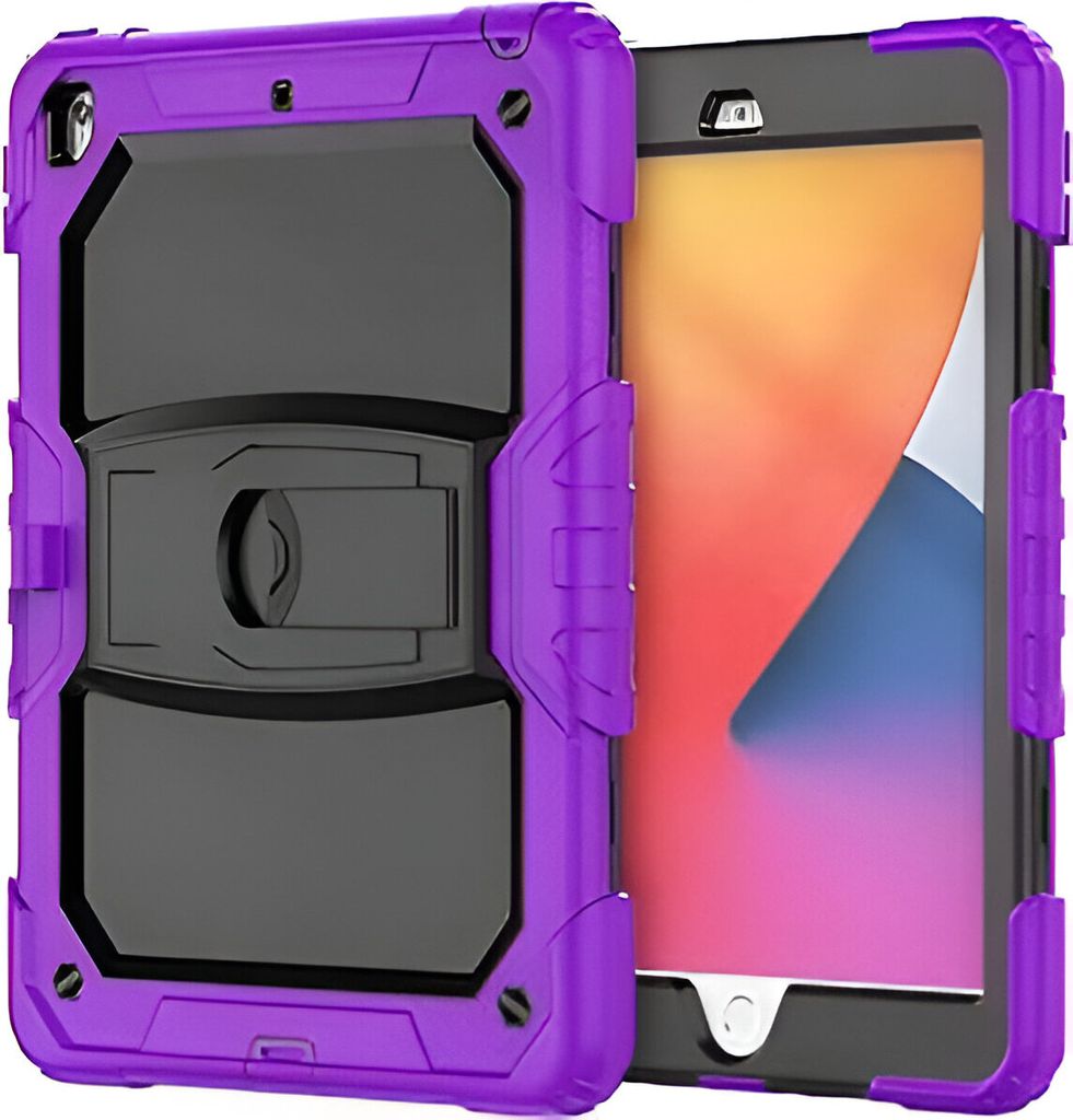 Tasche mit Ständer für iPad 2019/2020/2021 10.2 Zoll Lila