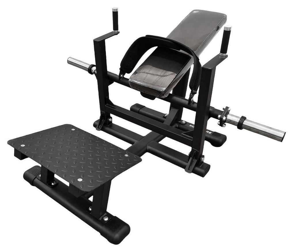 Hip Thrust Maschine 146x142x83 cm, 300 kg Belastbarkeit, Produktbild 