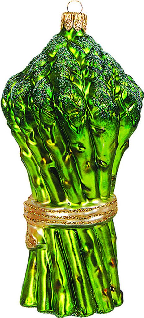 Christbaumkugel Figuren Essen, Auswahl:Grüner Spargel 11.5cm