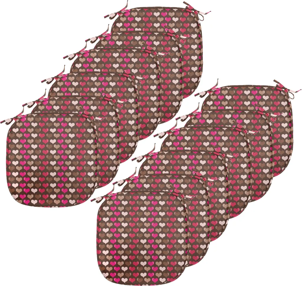 Cuscini Decorativi Sedie ABAKUHAUS Cuore Romantico 12pz 40x40