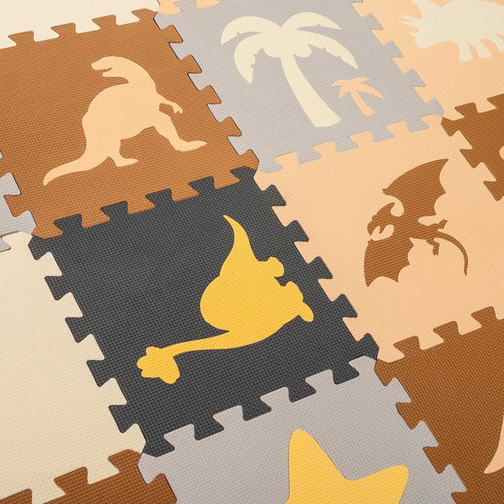 KIK Kontrastné penové puzzle 30 x 30 cm, 36 ks dinosaury, Obrázok produktu 8