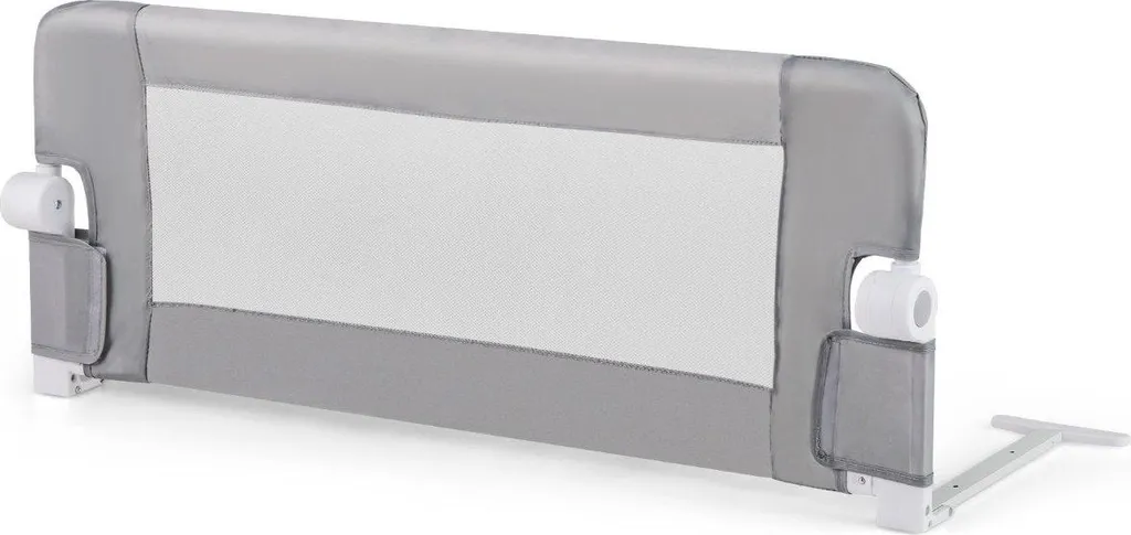 Barrière de lit rabattable 105cm - Rail de sécurité gris pour juniors