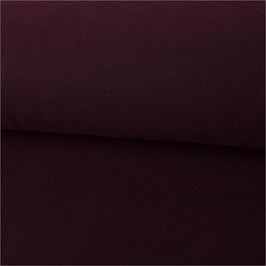 Mantelstoff Softcoat uni wein rot 1,50m Breite