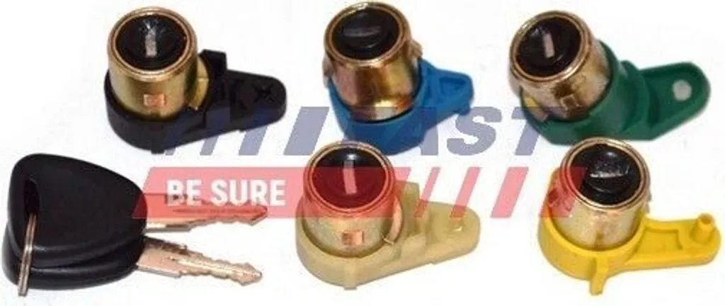 Kit 5 Cilindri Serratura FAST FT94153 per Renault Kangoo OE 7701472590