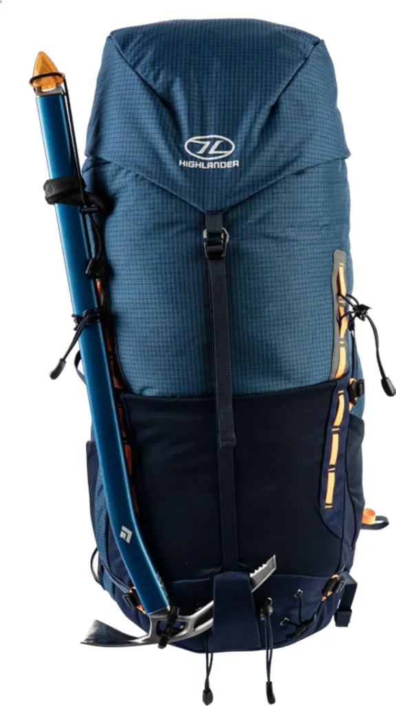 Sac à dos de trekking 45L Vulkan Navy - Bagage technique bleu Highlander